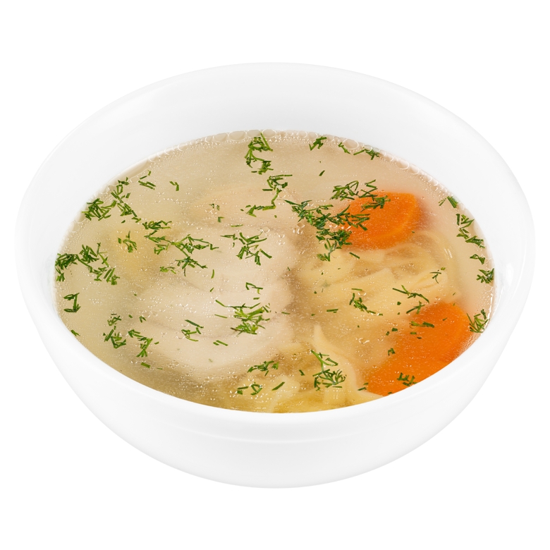 Куриный суп с домашней лапшой